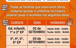 Material Escolar e Uniforme Curso 26/27
